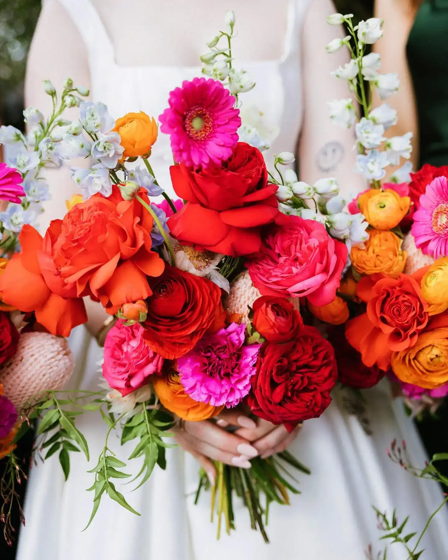 A CL Flowers wedding bouqet